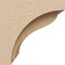 Ekena Millwork 7"W x 7"D x 7"H Wide Helena Rough Cedar Woodgrain TimberThane Corbel, Primed Tan CORUR07X07X07HELRCPR - alternate 2